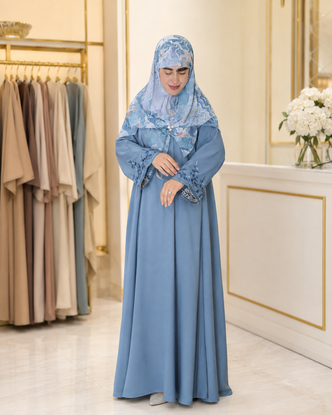 عباية الزوم متروزة